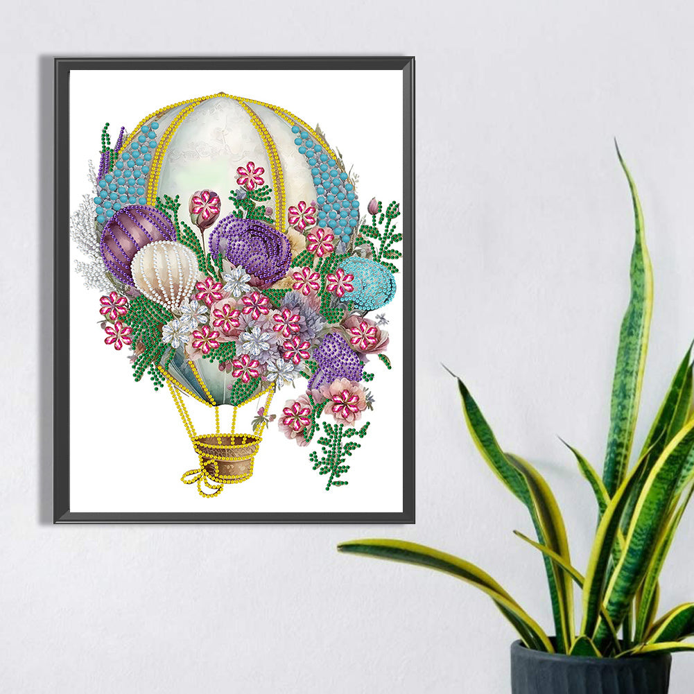 Hot Air Balloon -  Special Shaped Drill Diamond Painting 30*30CM