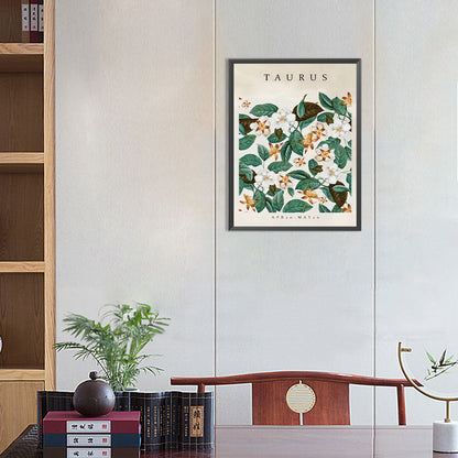 Taurus Flower - Full Round Drill Diamond Painting 30*40CM
