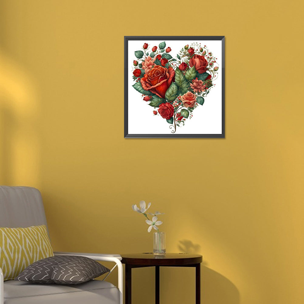 Love Flowers - Full Round Drill Diamond Painting 30*30CM