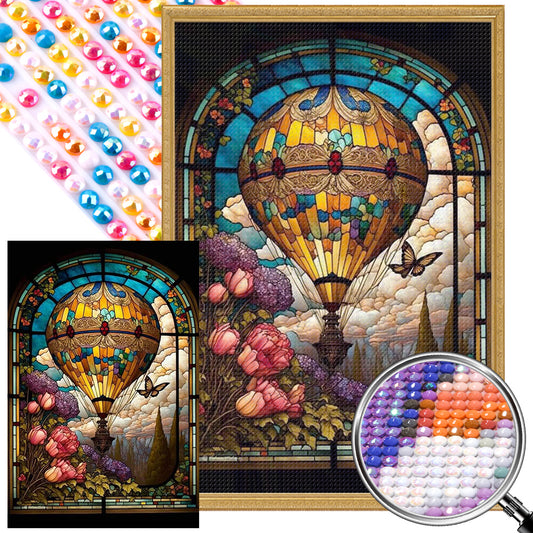 Hot Air Balloon - Full AB Round Drill Diamond Painting 40*60CM