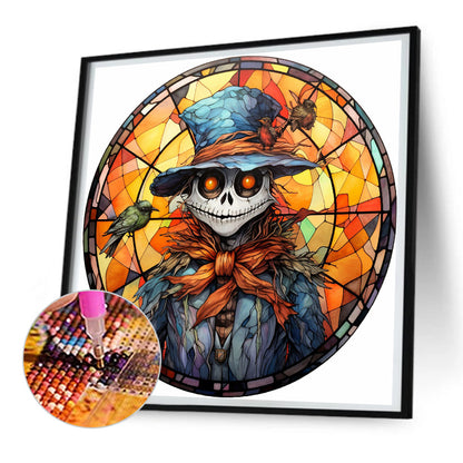 Scary Halloween - Full Round Drill Diamond Painting 30*30CM