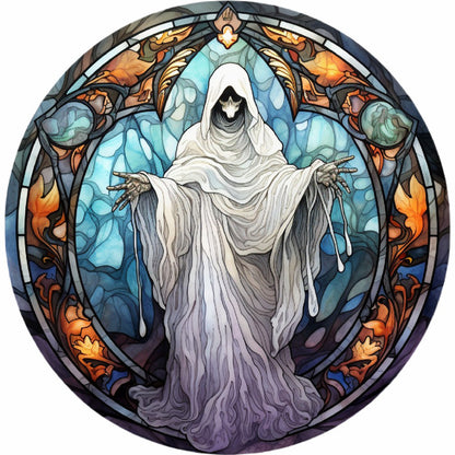 Scary Halloween - Full Round Drill Diamond Painting 30*30CM