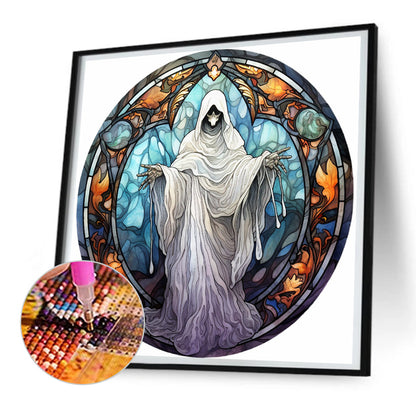 Scary Halloween - Full Round Drill Diamond Painting 30*30CM