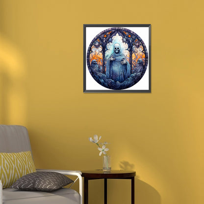Scary Halloween - Full Round Drill Diamond Painting 30*30CM