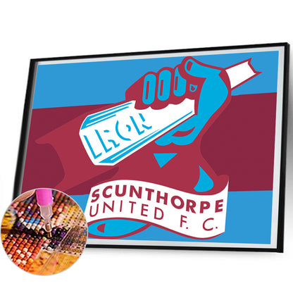 Scunthorpe United Football Club - Full Round Drill Diamond Painting 50*40CM
