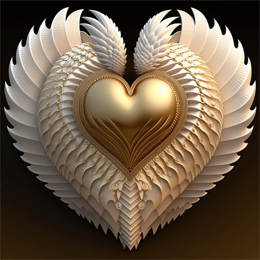 Eternal Heart - Full AB Round Drill Diamond Painting 40*40CM