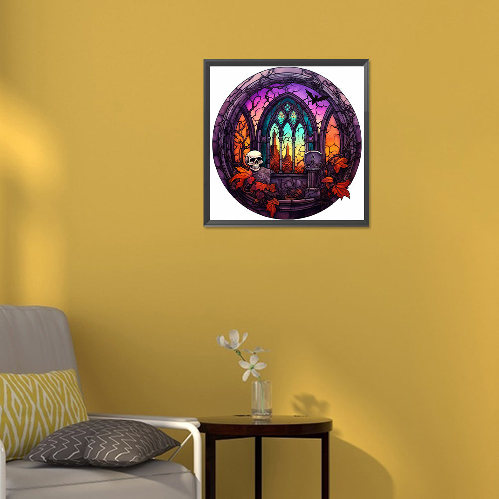 House Of Horror - Full Round Drill Diamond Painting 30*30CM