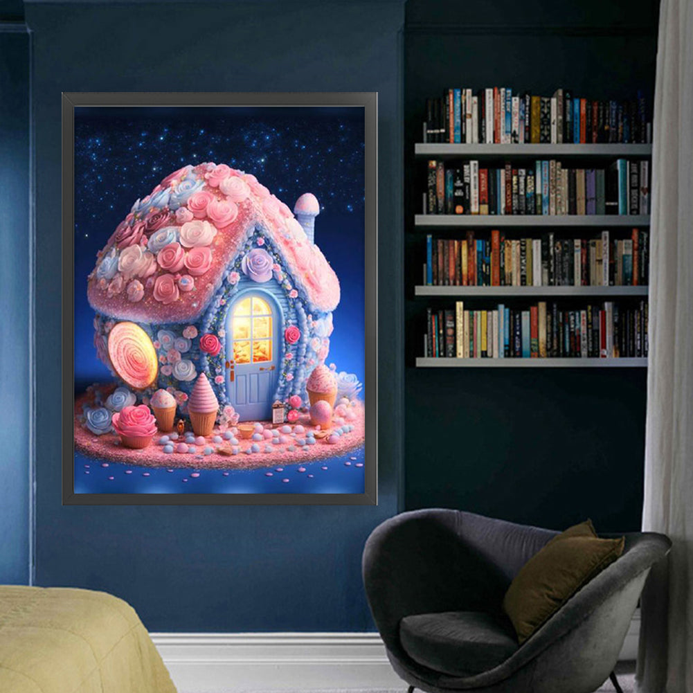 Dream House - 16CT Stamped Cross Stitch 50*65CM