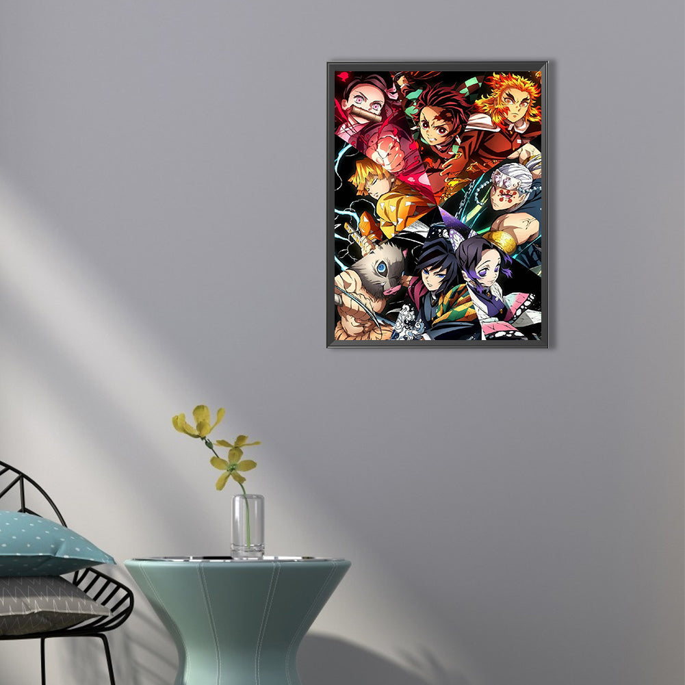 Demon Slayer Blade - Full Round Drill Diamond Painting 40*55CM