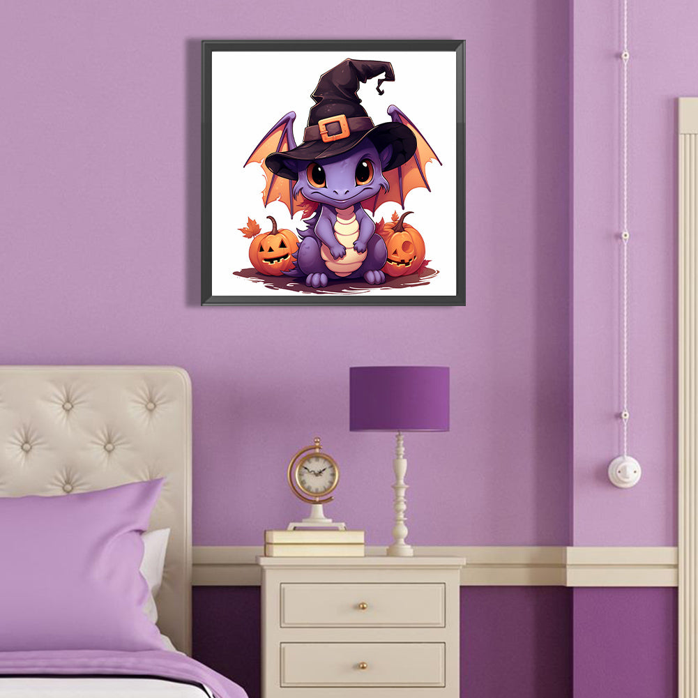 Halloween Pterosaur - Full Round Drill Diamond Painting 40*40CM