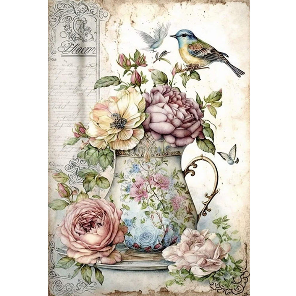 Retro Poster - 11CT Counted Cross Stitch 40*60CM