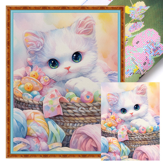 Colorful Cats - 11CT Stamped Cross Stitch 50*65CM