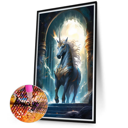 Fantasy Unicorn - Full Round Drill Diamond Painting 40*70CM