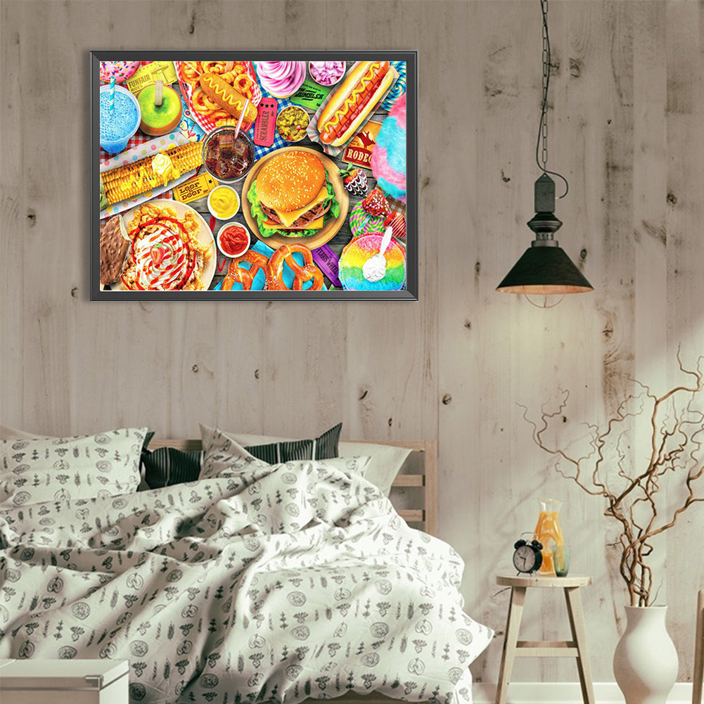 Dining Bar - Full Round Drill Diamond Painting 40*30CM