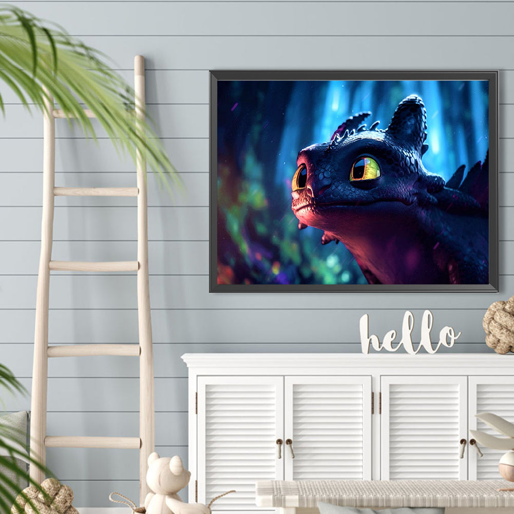 How To Train Your Dragon Toothless - Full Round Drill Diamond Painting 40*30CM