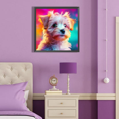 Pet Puppy - Full Round Drill Diamond Painting 40*40CM