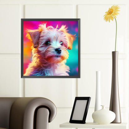 Pet Puppy - Full Round Drill Diamond Painting 40*40CM