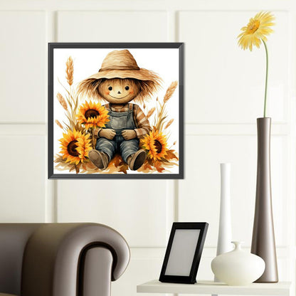 Scarecrow - Full Round Drill Diamond Painting 40*40CM
