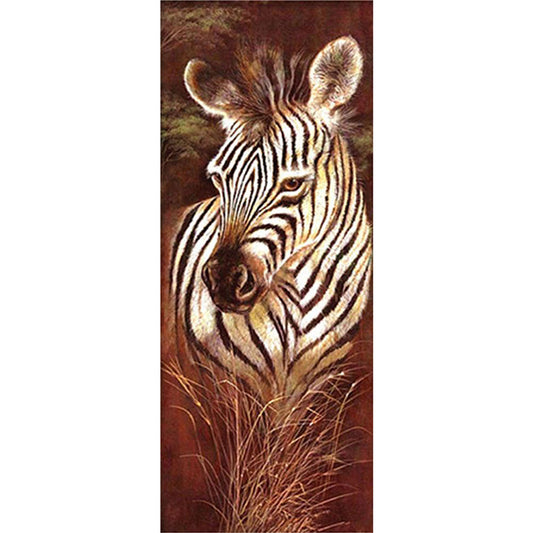 Zebra - Full Round Drill Diamond Painting 30*75CM