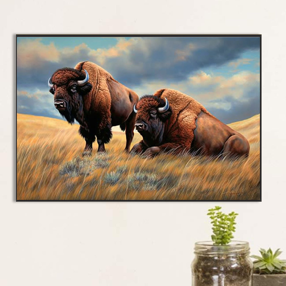 Consume Cattle - Full Round Drill Diamond Painting 60*40CM