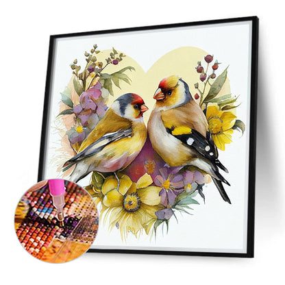 Love Sparrow - Full Round Drill Diamond Painting 40*40CM