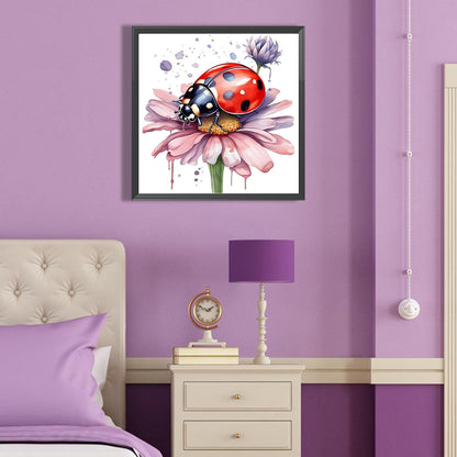 Ladybug - Full Round Drill Diamond Painting 40*40CM