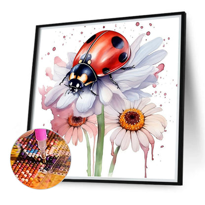 Ladybug - Full Round Drill Diamond Painting 40*40CM