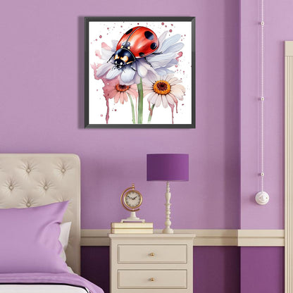 Ladybug - Full Round Drill Diamond Painting 40*40CM