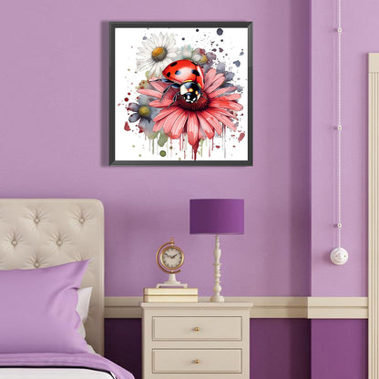Ladybug - Full Round Drill Diamond Painting 40*40CM