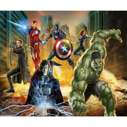 Super Hero - Full Round Drill Diamond Painting 60*50CM