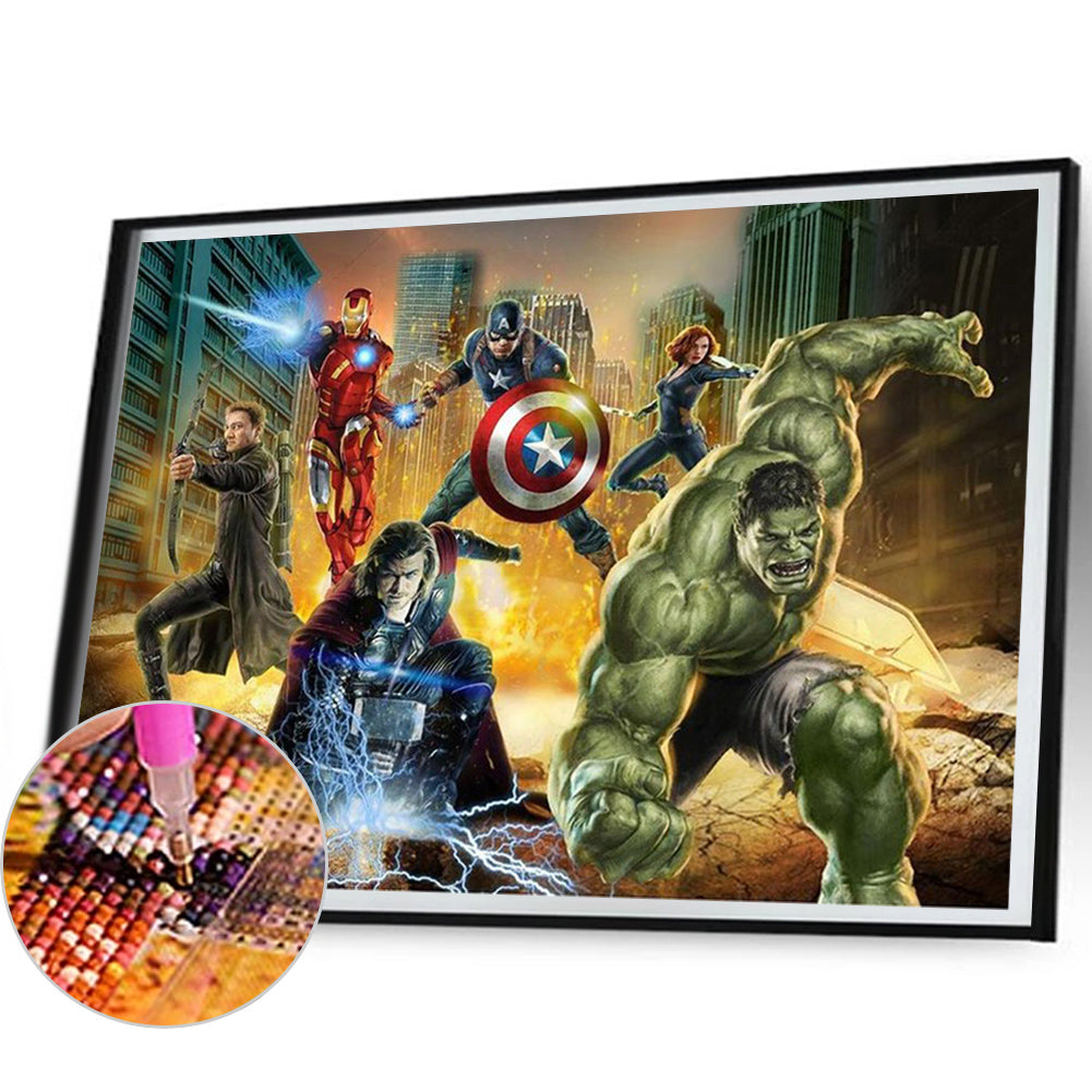 Super Hero - Full Round Drill Diamond Painting 60*50CM