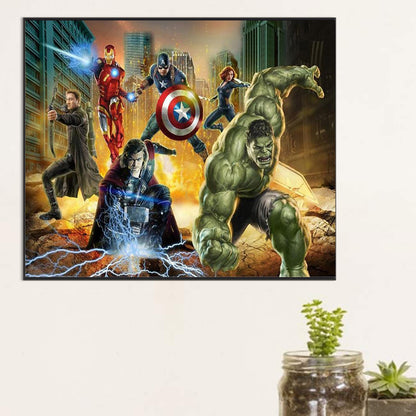 Super Hero - Full Round Drill Diamond Painting 60*50CM