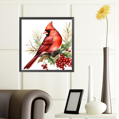 Nordic Cardinal - Full Round Drill Diamond Painting 40*40CM