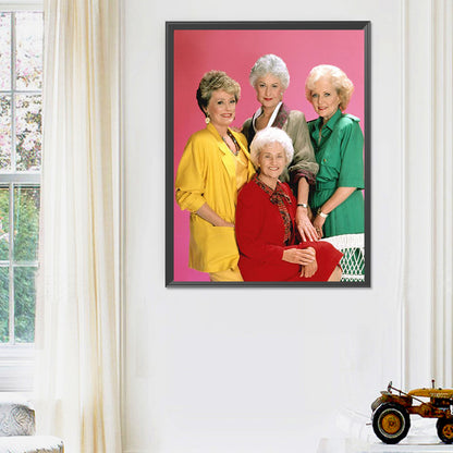 Golden Girl - Full Square Drill Diamond Painting 50*60CM