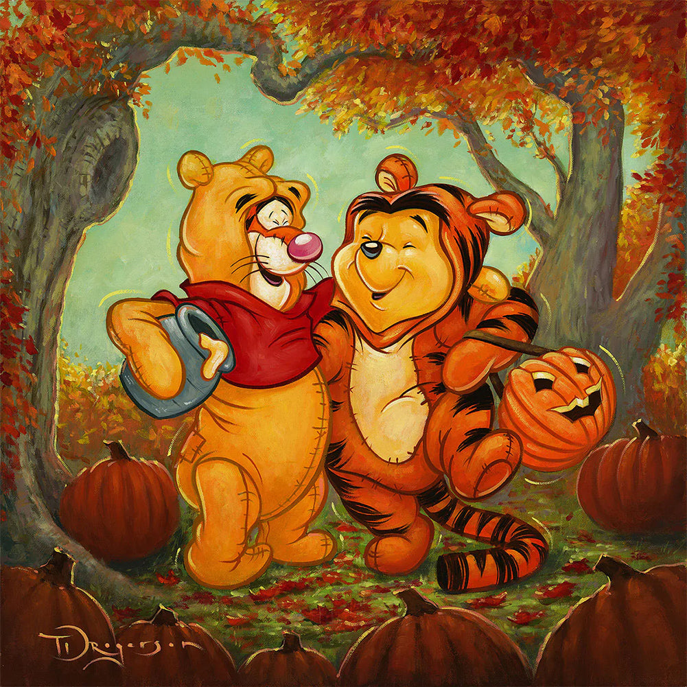Winnie The Pooh - Full Round Drill Diamond Painting 40*40CM