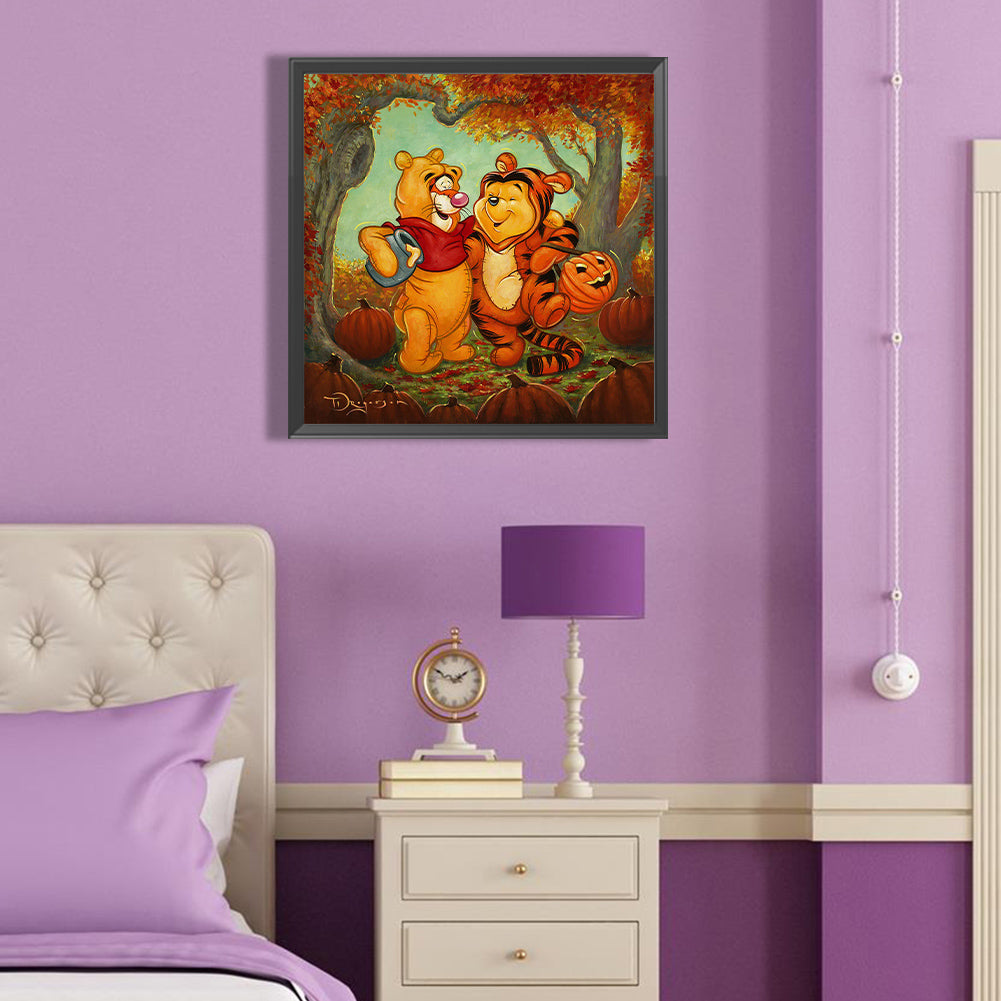 Winnie The Pooh - Full Round Drill Diamond Painting 40*40CM