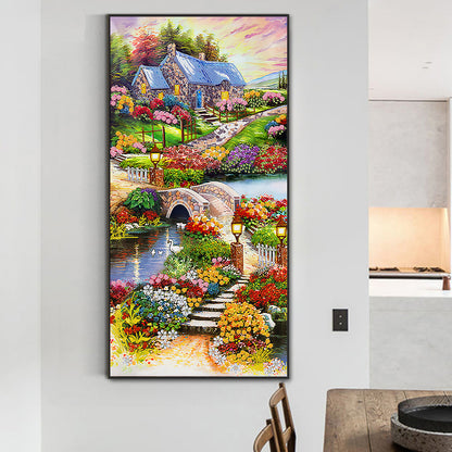 Country Style -   Special Shaped Drill Diamond Painting 45*85CM