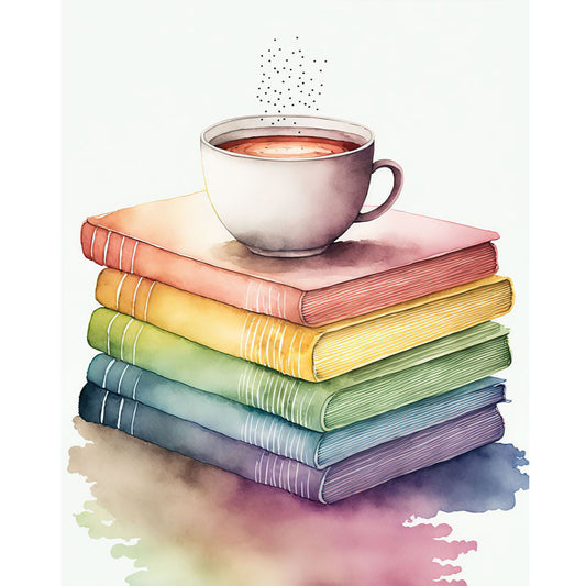 Bookstore Art - Full Round Drill Diamond Painting 40*50CM