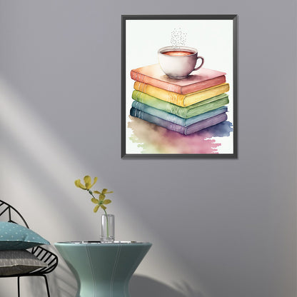 Bookstore Art - Full Round Drill Diamond Painting 40*50CM
