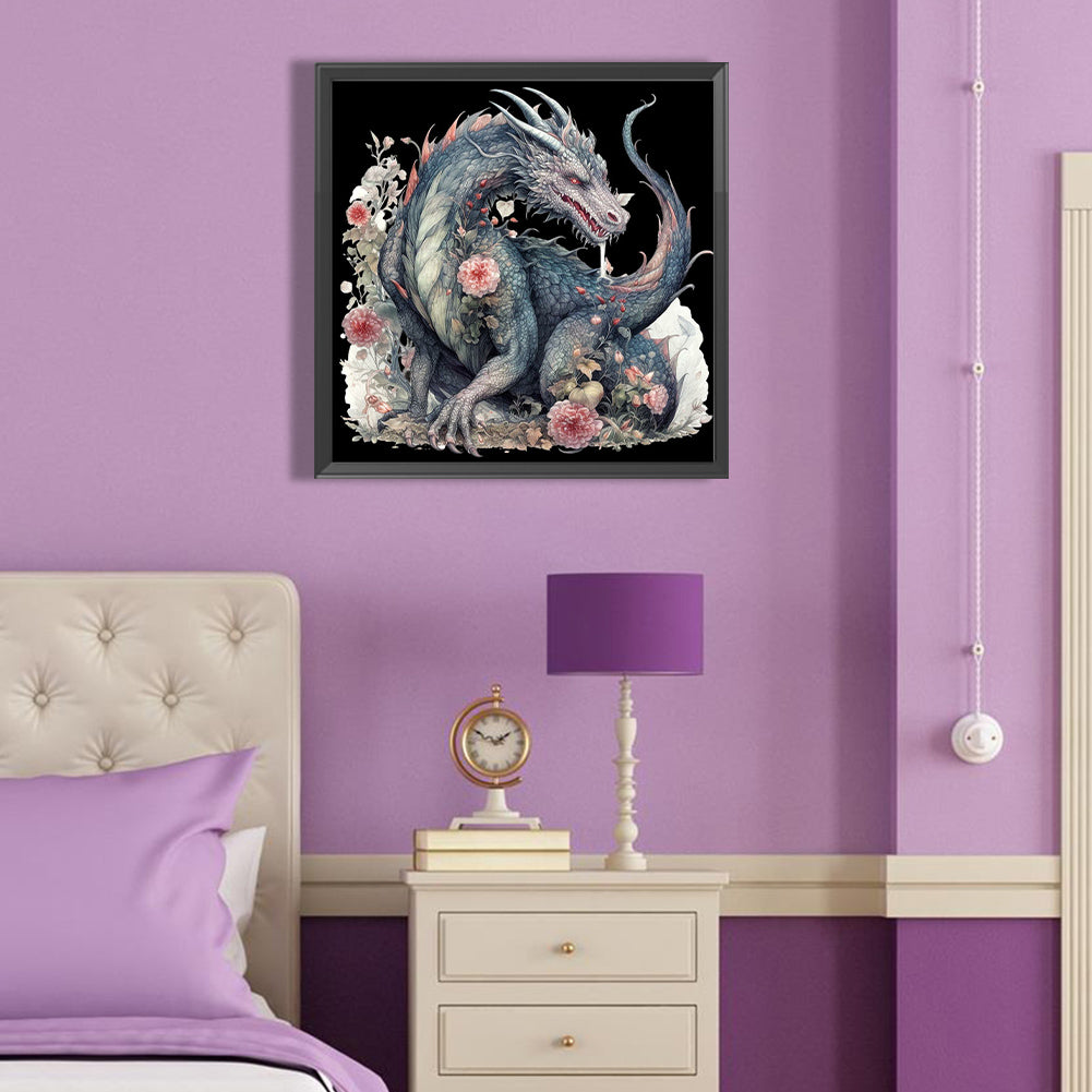 Western Dragon - Full Round Drill Diamond Painting 40*40CM