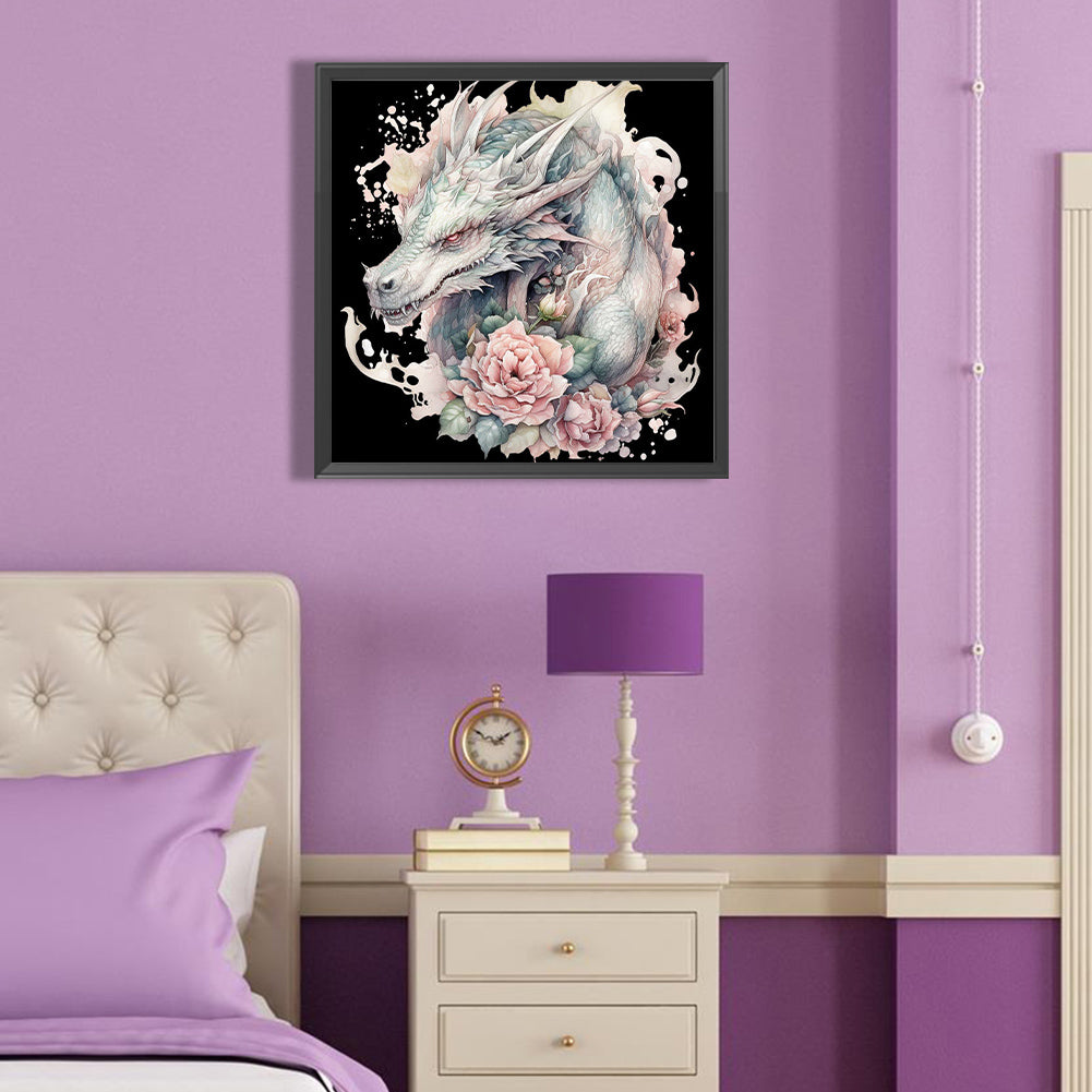 Western Dragon - Full Round Drill Diamond Painting 40*40CM