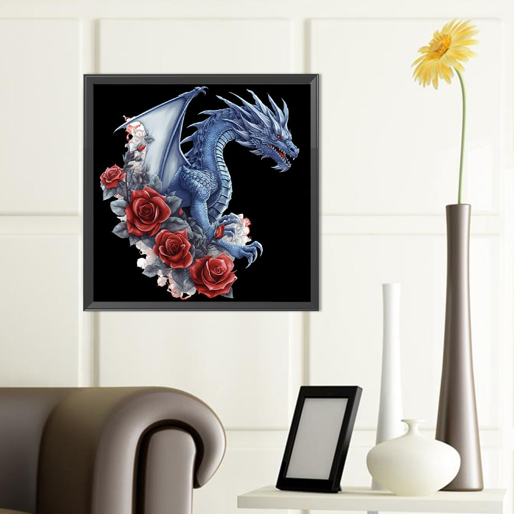 Western Dragon - Full Round Drill Diamond Painting 40*40CM