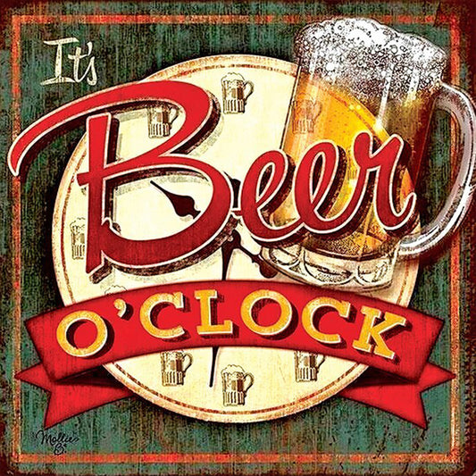 Beer Poster - Full Round Drill Diamond Painting 50*50CM