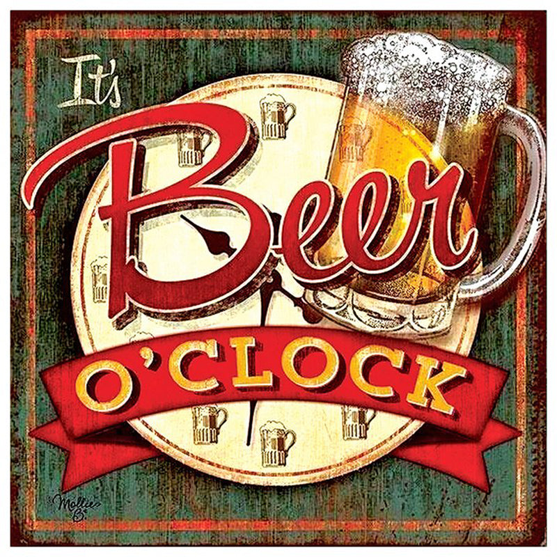 Beer Poster - Full Round Drill Diamond Painting 50*50CM