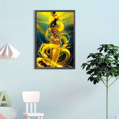 Mermaid - Full Round Drill Diamond Painting 40*60CM