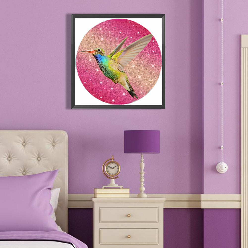 Colorful Cloud Hummingbird - Full Round Drill Diamond Painting 40*40CM