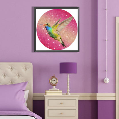 Colorful Cloud Hummingbird - Full Round Drill Diamond Painting 40*40CM