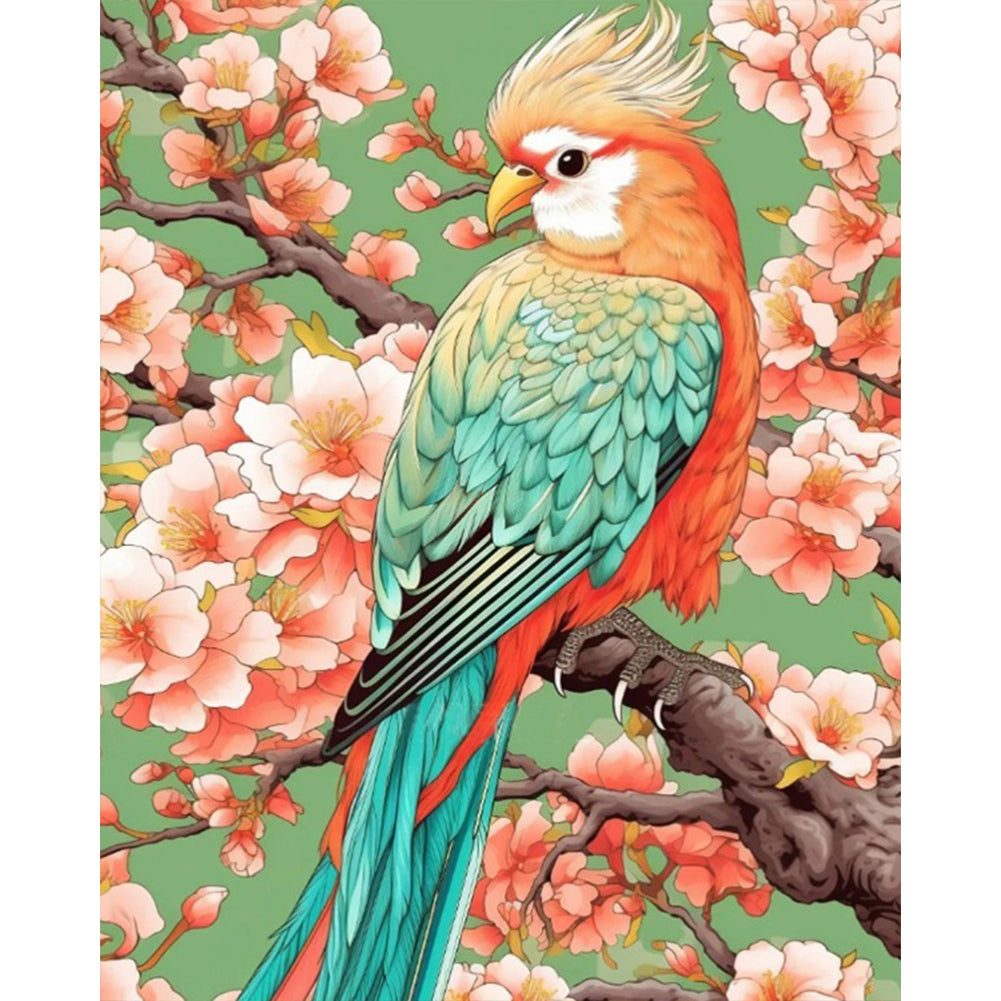 Parrot - Full AB Dril Round Diamond Painting 40*50CM