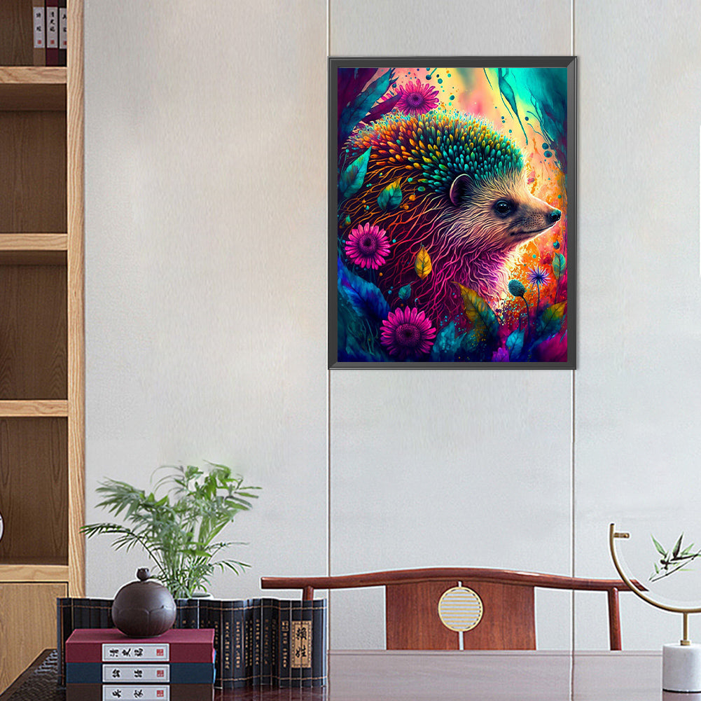 Color Hedgehog - Full Round Drill Diamond Painting 40*50CM