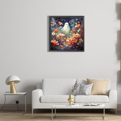 Halloween Wandering Ghost - Full Round Drill Diamond Painting 30*30CM